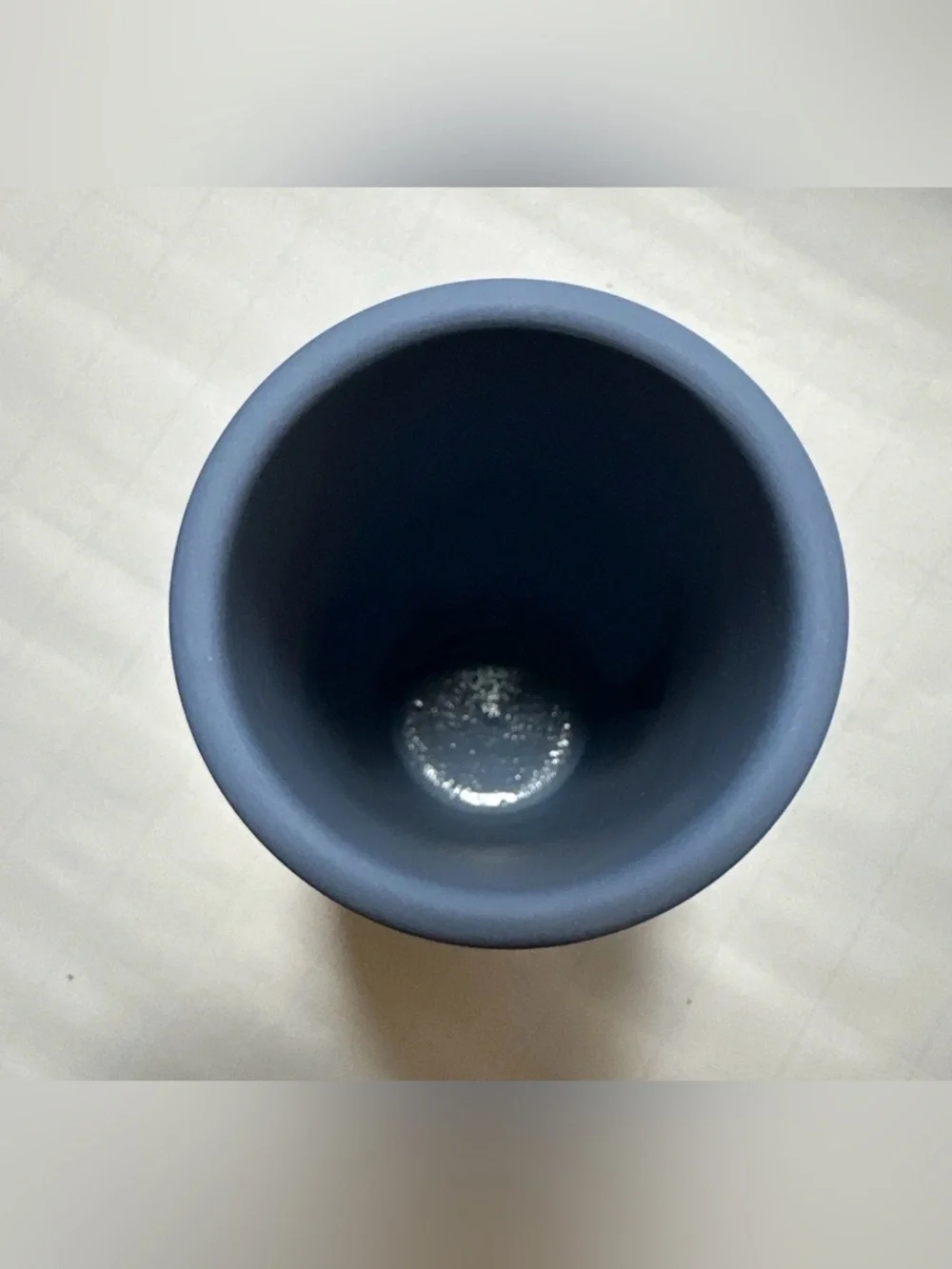Wedgwood Spill Vase Blue White Jasperware 6.5